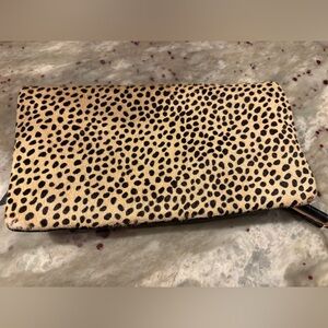 Covet Leopard Print Clutch